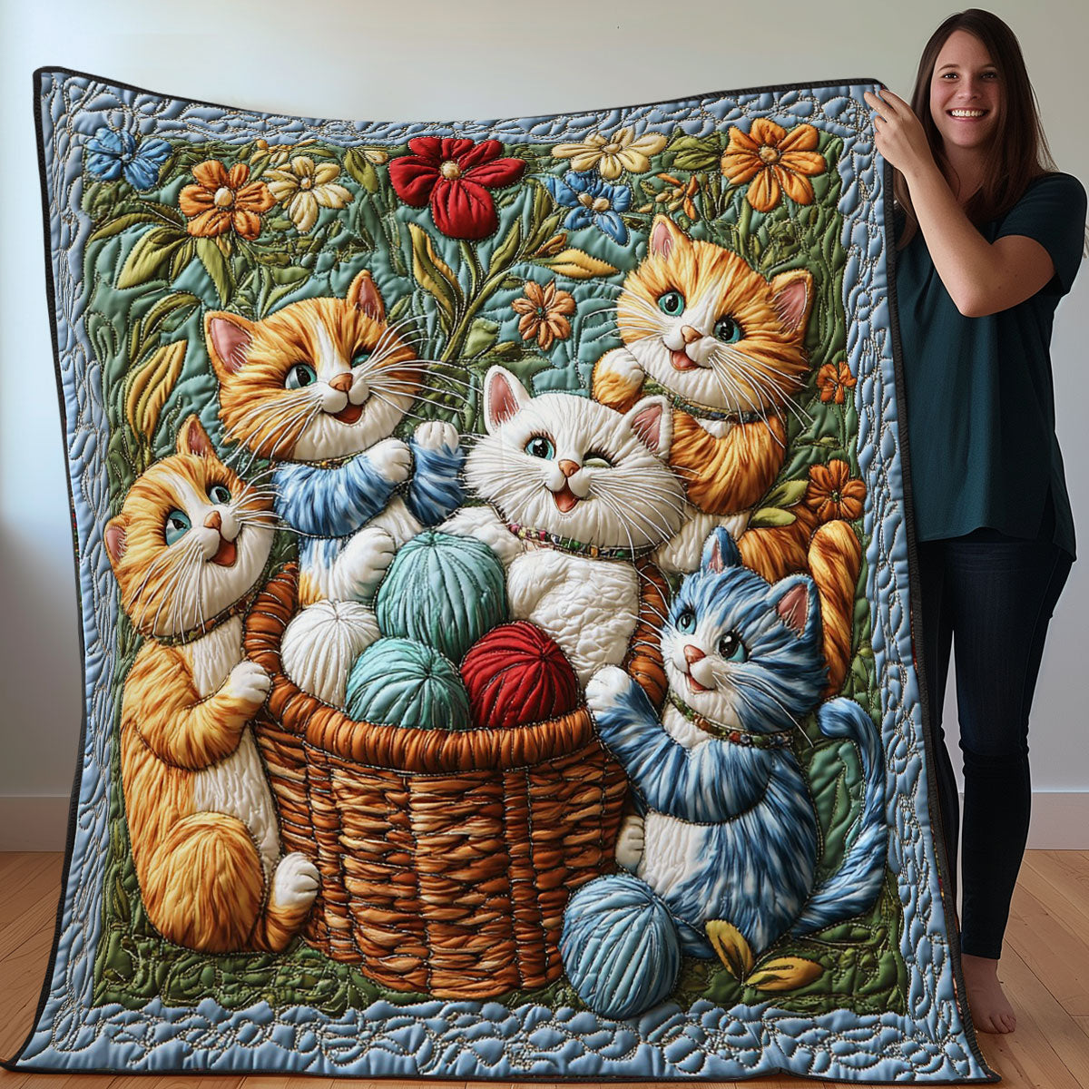 Cats WO0708003CL Quilt