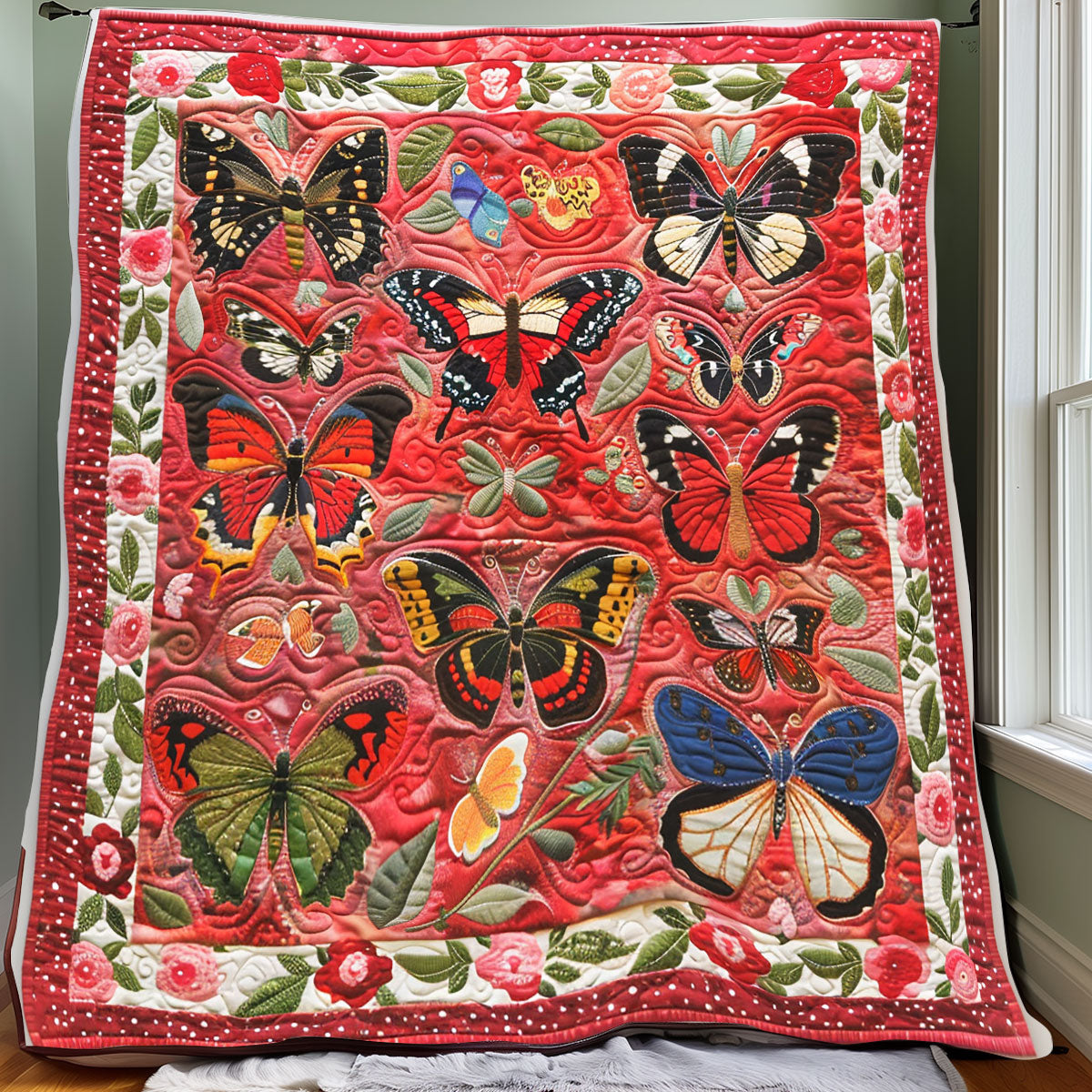 Butterflies XR1006011CL Quilt