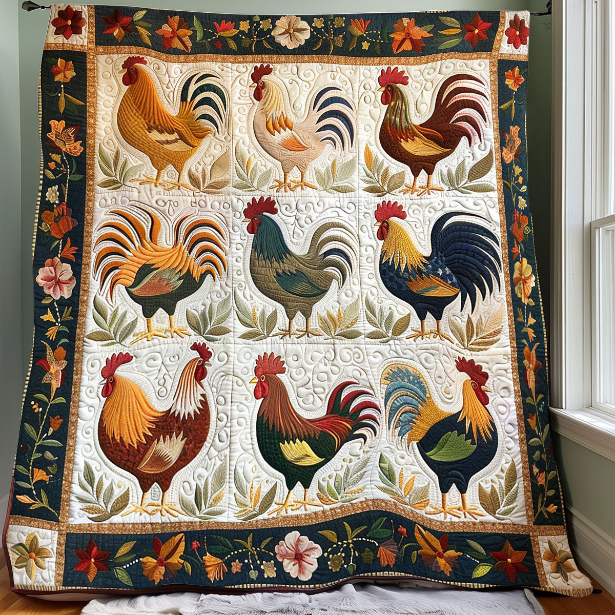 Chicken Farm XR1507003CL Quilt