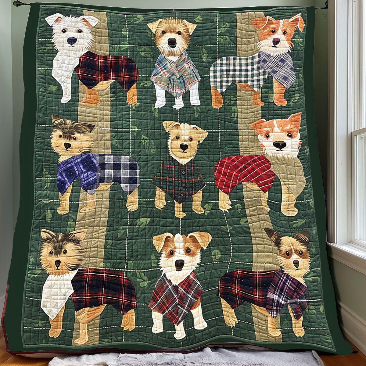 Cute Dogs XR0907004CL Quilt