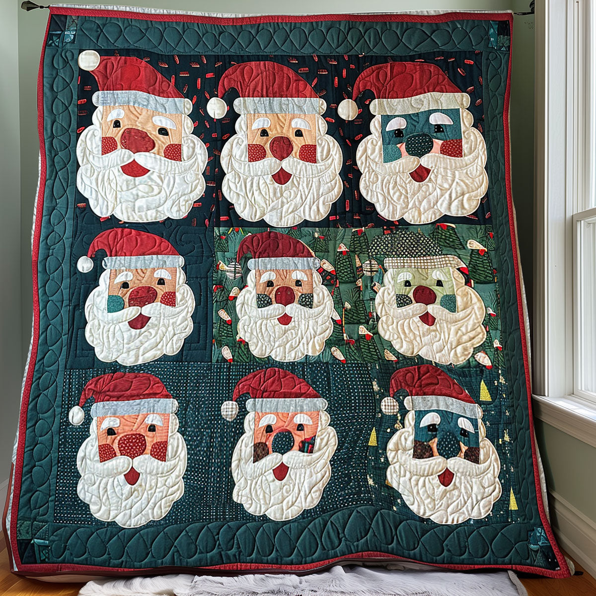 Happy Santa Claus XR0907002CL Quilt