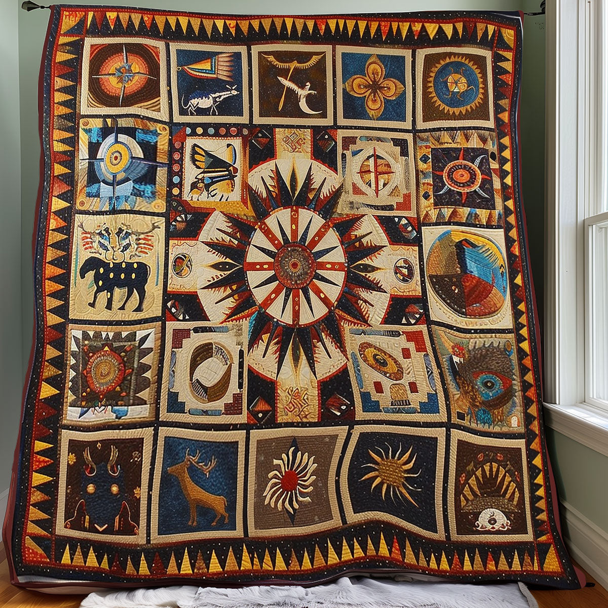 Native American XR0706016CL Quilt