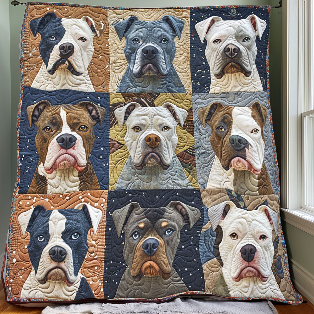 Pitbull Lovers XR1206013CL Quilt