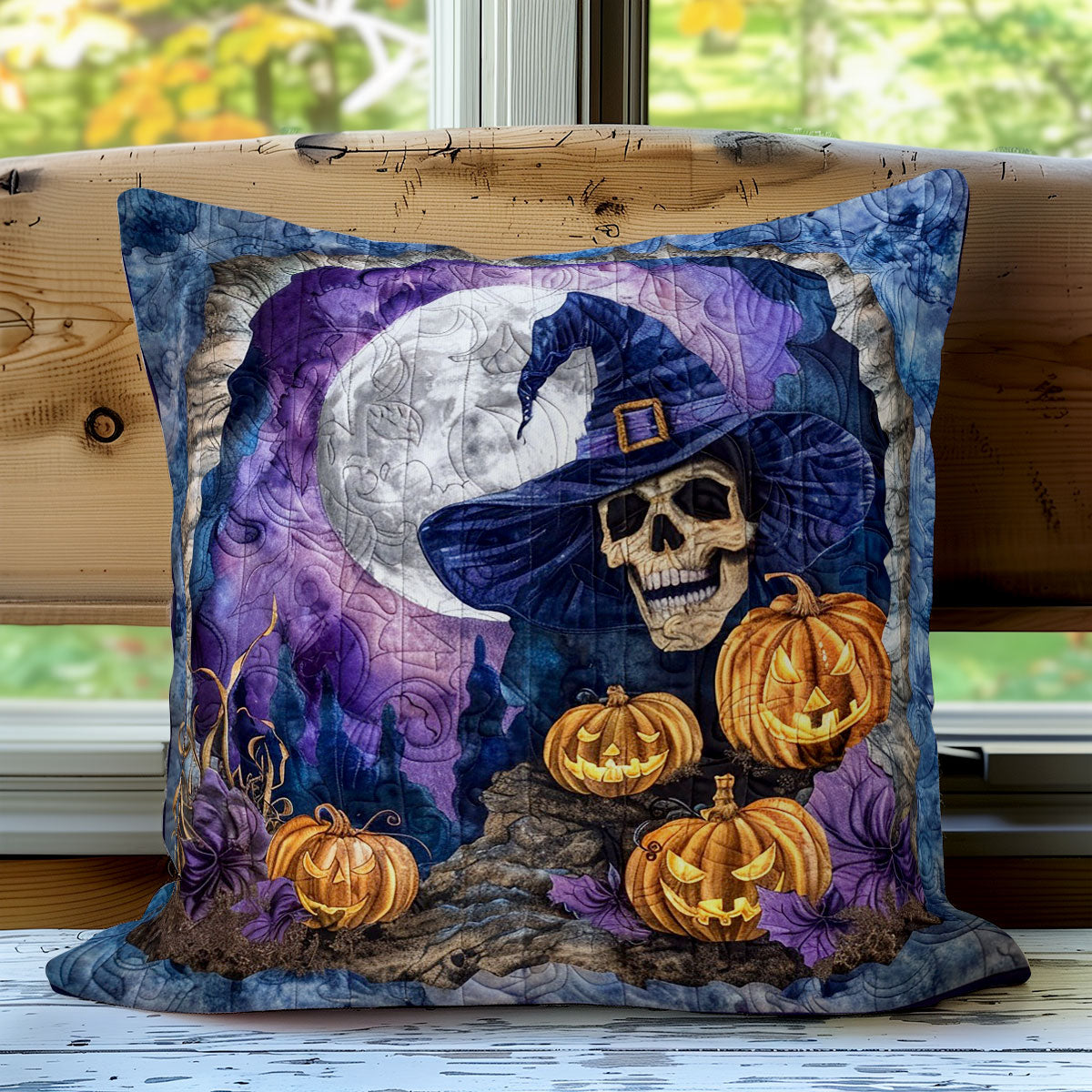 Skulll At The Night WO2608016CL Quilt Pillow Case