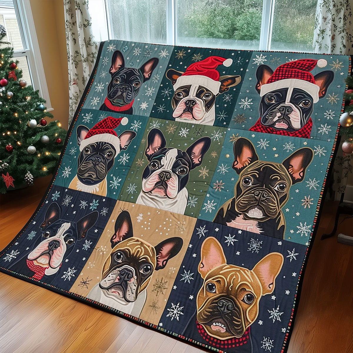 Christmas Dog WM2808042CL Quilt