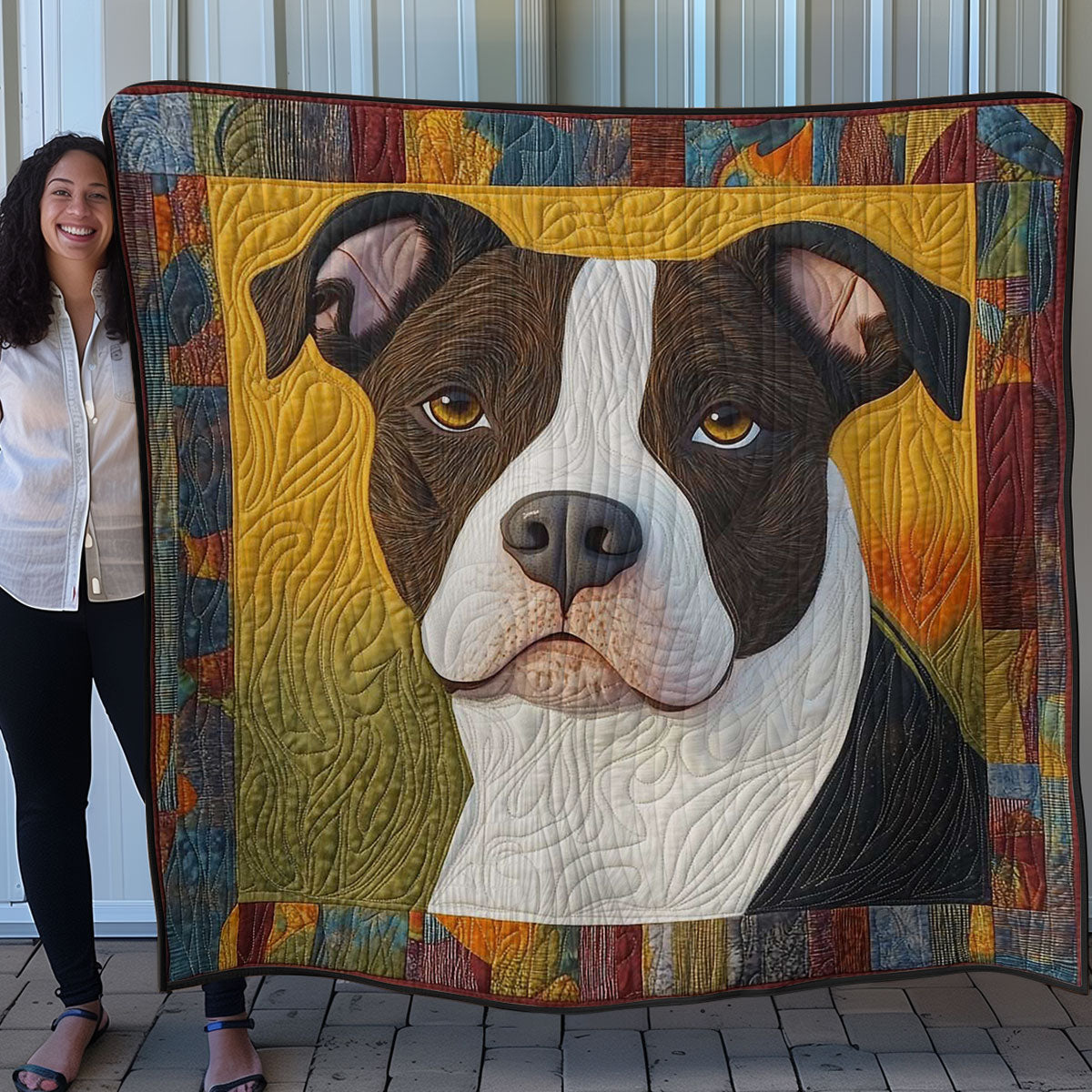 American Staffordshire Terrier Bliss WN0508035CL Quilt