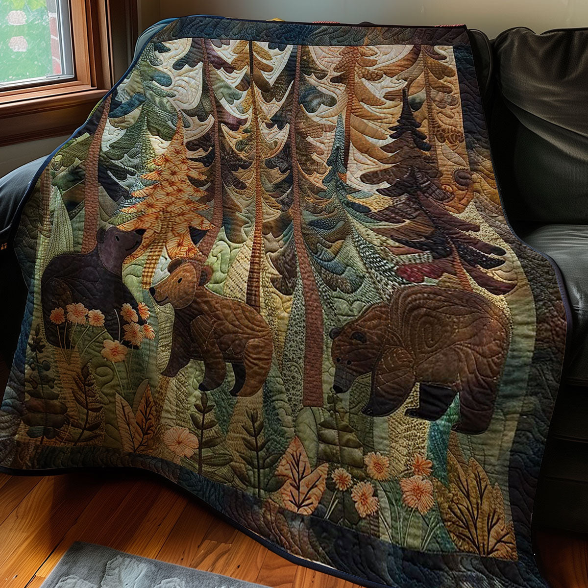 Bears Family WM2907001CL Quilt