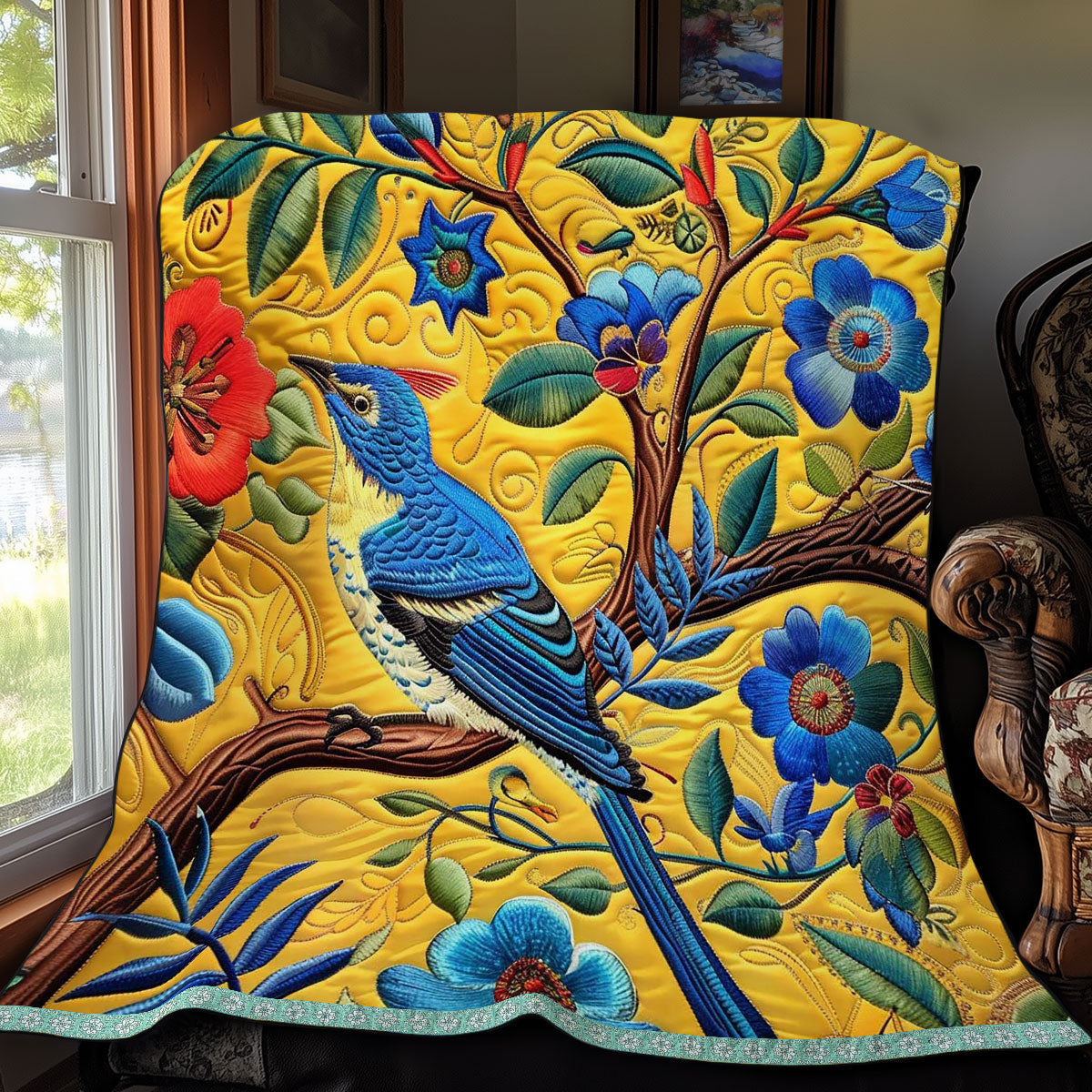 Charming Bluebird WN0509036CL Quilt