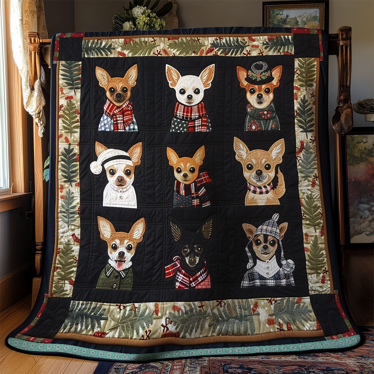 Chihuahuas WN0909050CL Quilt