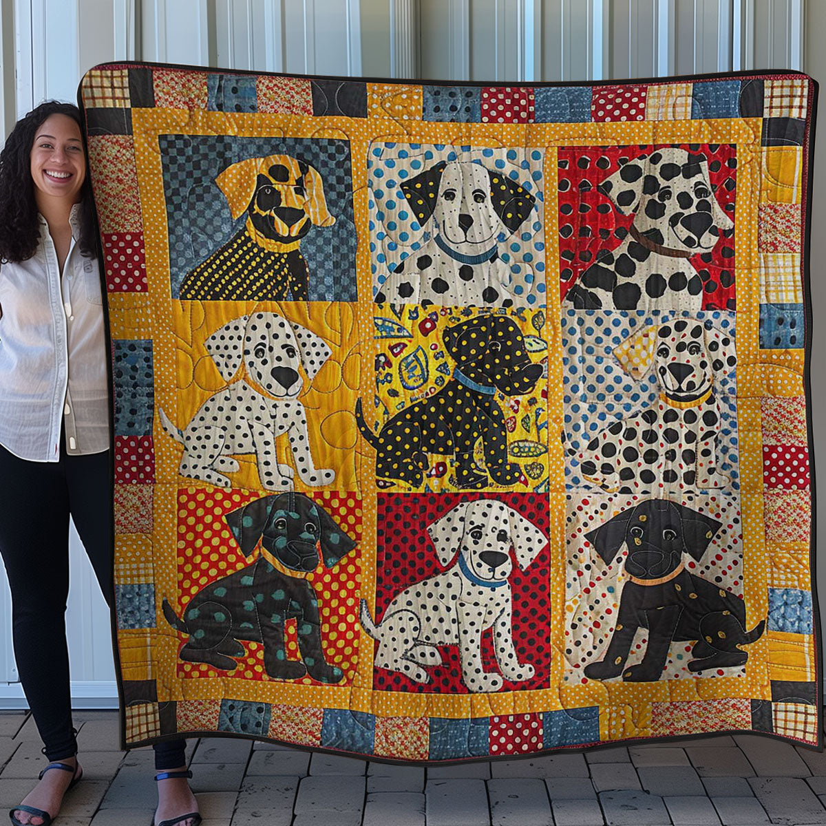 Dalmatian Delight WN2907036CL Quilt