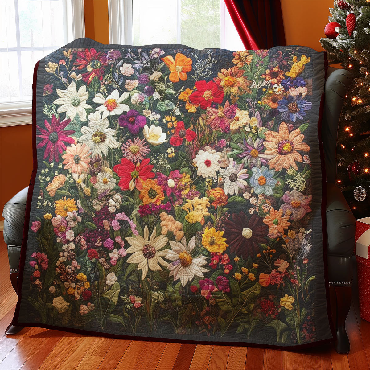 Flowers WM0208015CL Quilt