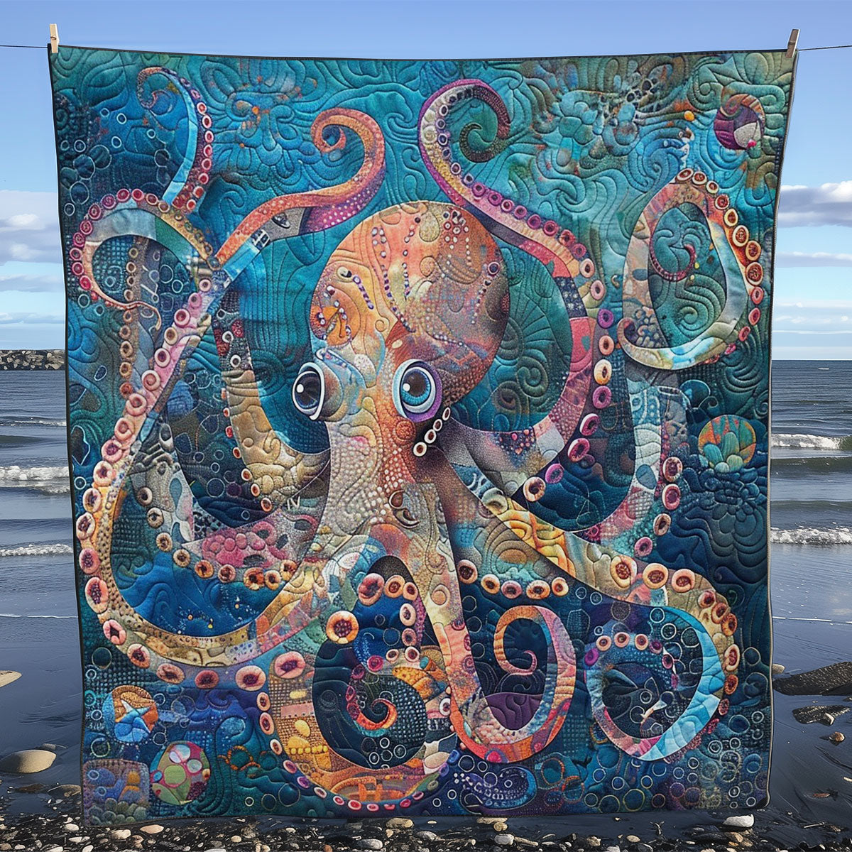 Funny Octopus WM2808035CL Quilt