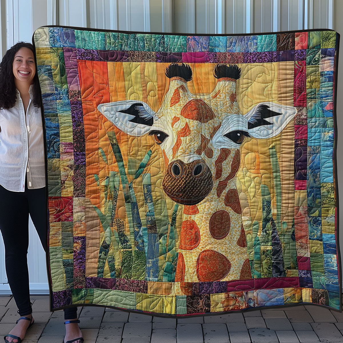 Giraffe Haven WN0708072CL Quilt