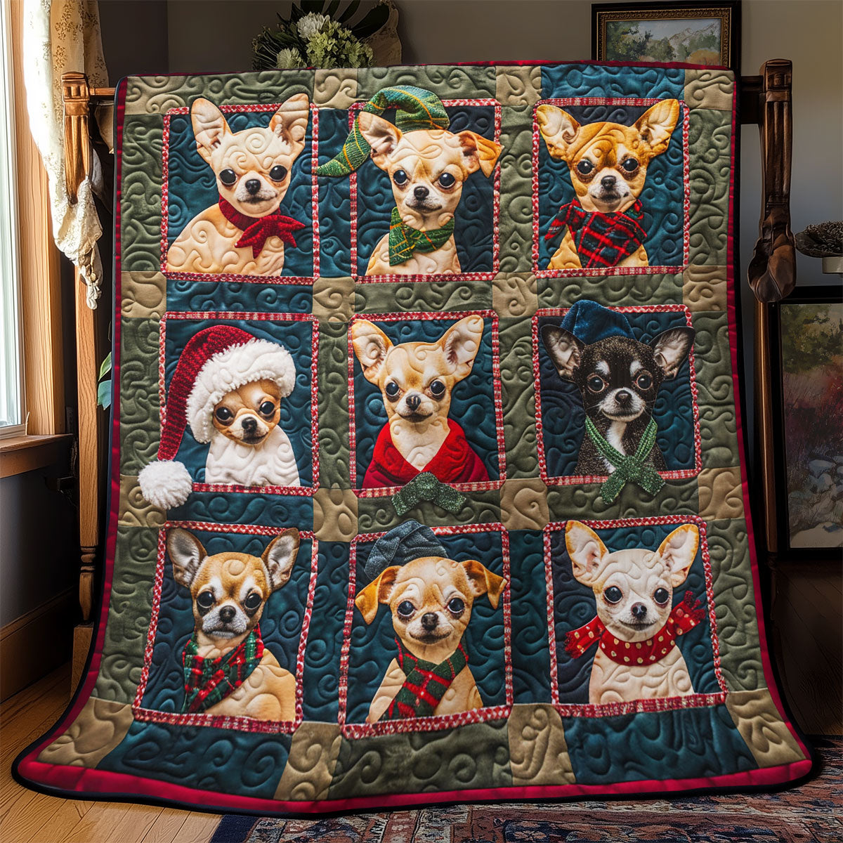 Happy Chihuahua SR2208043CL Quilt