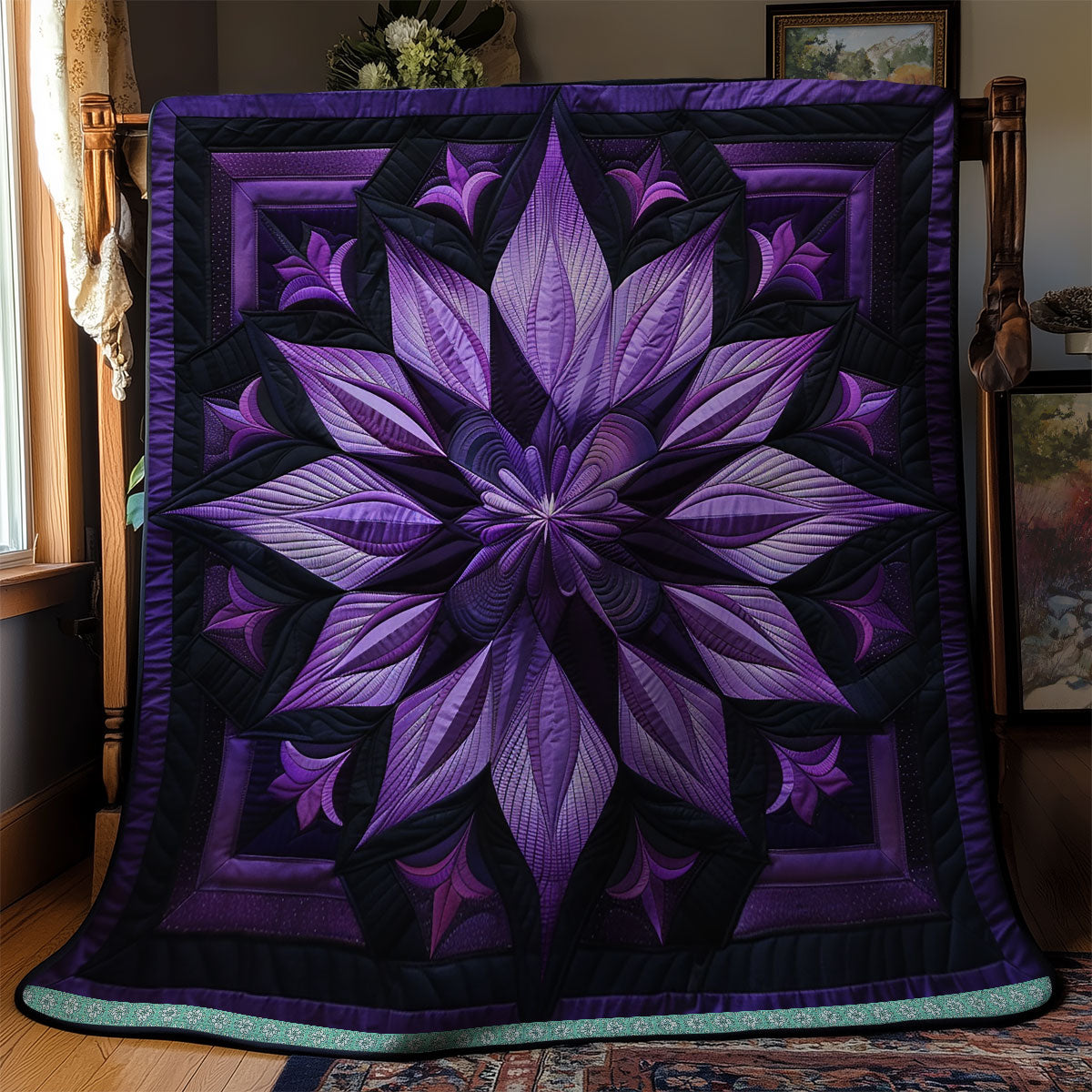 Mystic Purple Bloom WN0909022CL Quilt