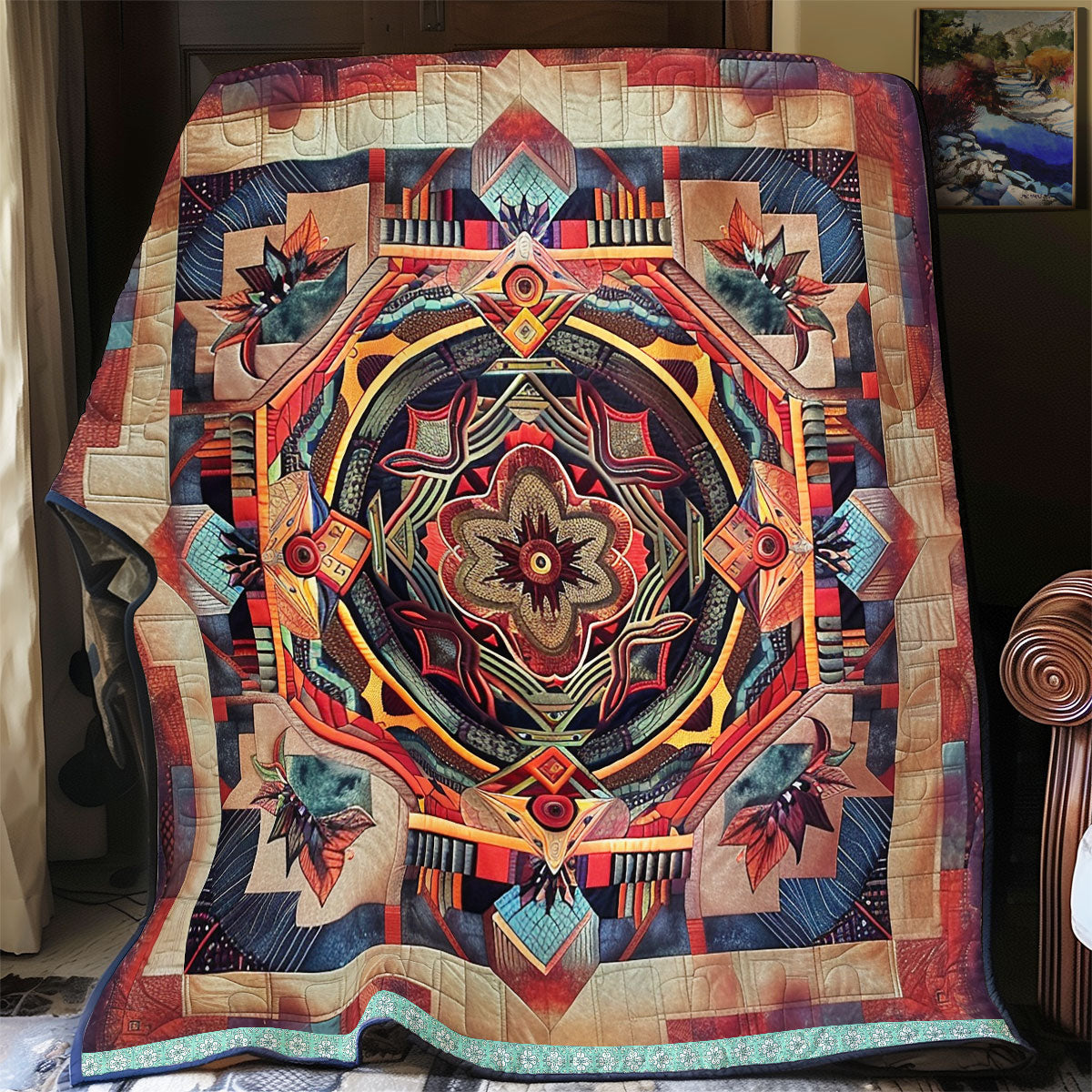Native Sacred Patterns WN1709031CL Quilt