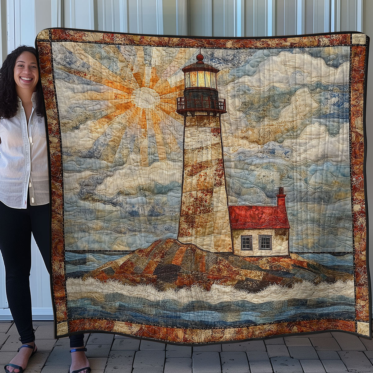Radiant Lighthouse WN0108073CL Quilt