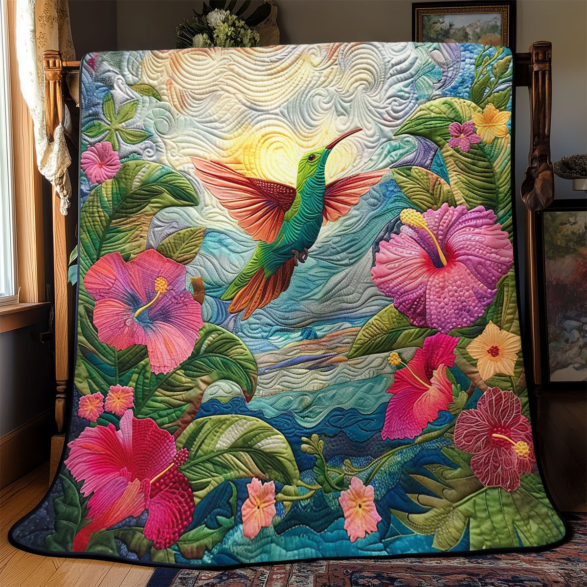 Sunshine Hummingbird SR1908006CL Quilt