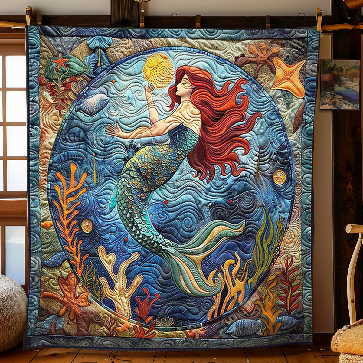 Aqua Enchantress WN2208150CL Quilt