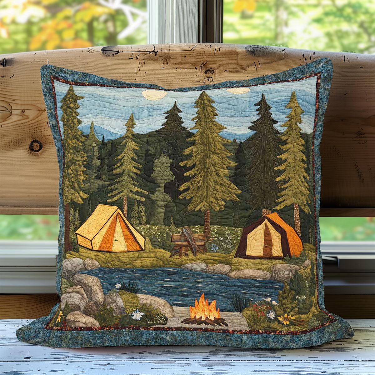 Campfire Cozy WN0208057CL Quilt Pillow Case