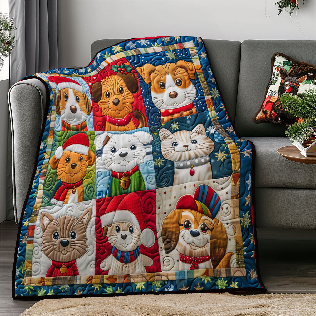 Cat And Dog SR1908017CL Quilt