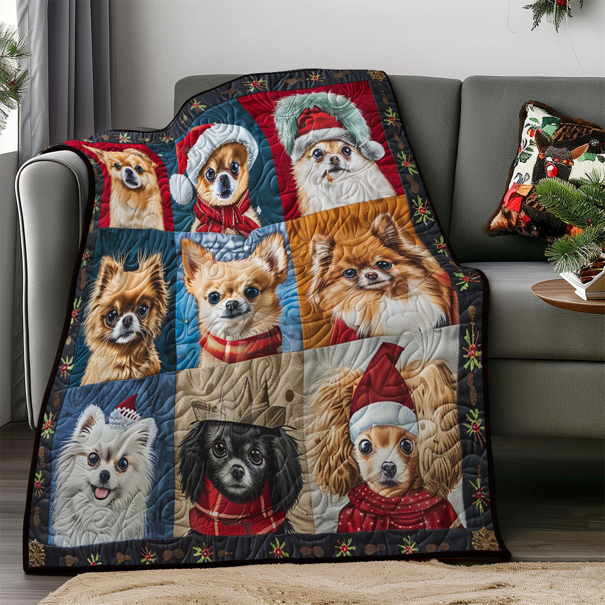 Charming Yorkshires SR1908057CL Quilt