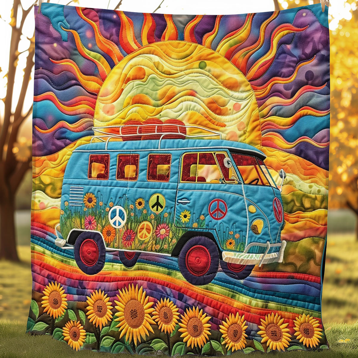 Colorful Camper Van SR1308016CL Quilt