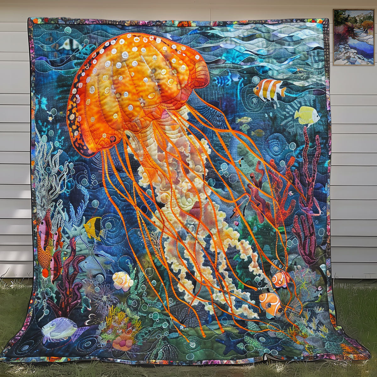 Colorful Jellyfish SR1608029CL Quilt