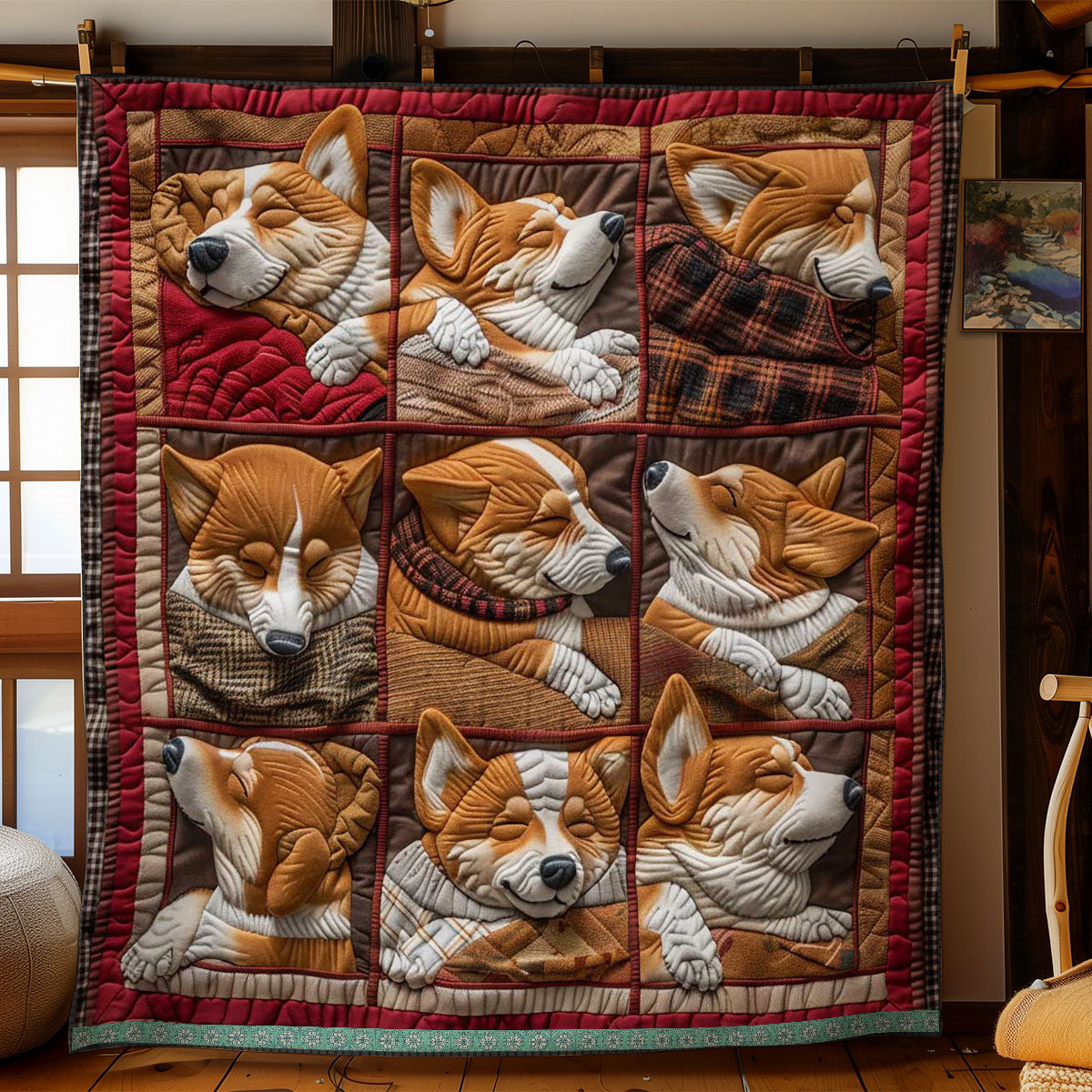 Corgi Nap Haven WN1209003CL Quilt