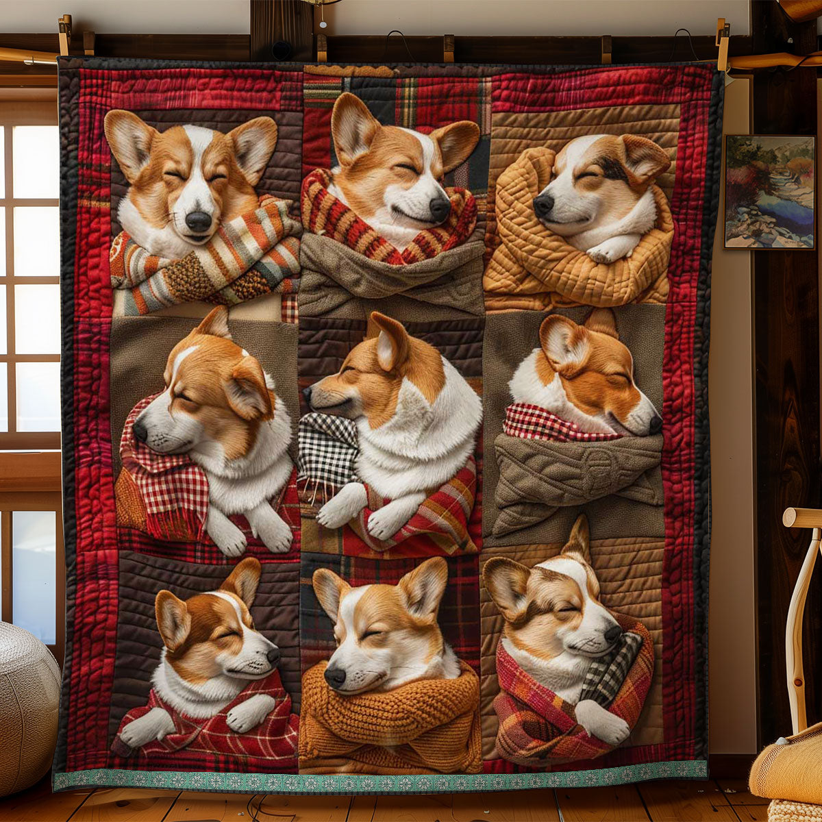 Corgi Snuggle WN1209002CL Quilt