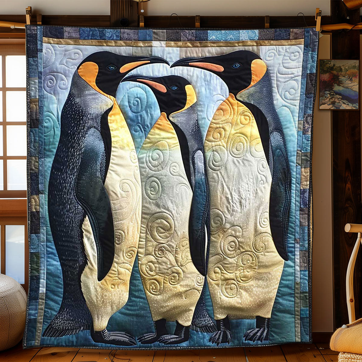 Cozy Penguin WN1608019CL Quilt