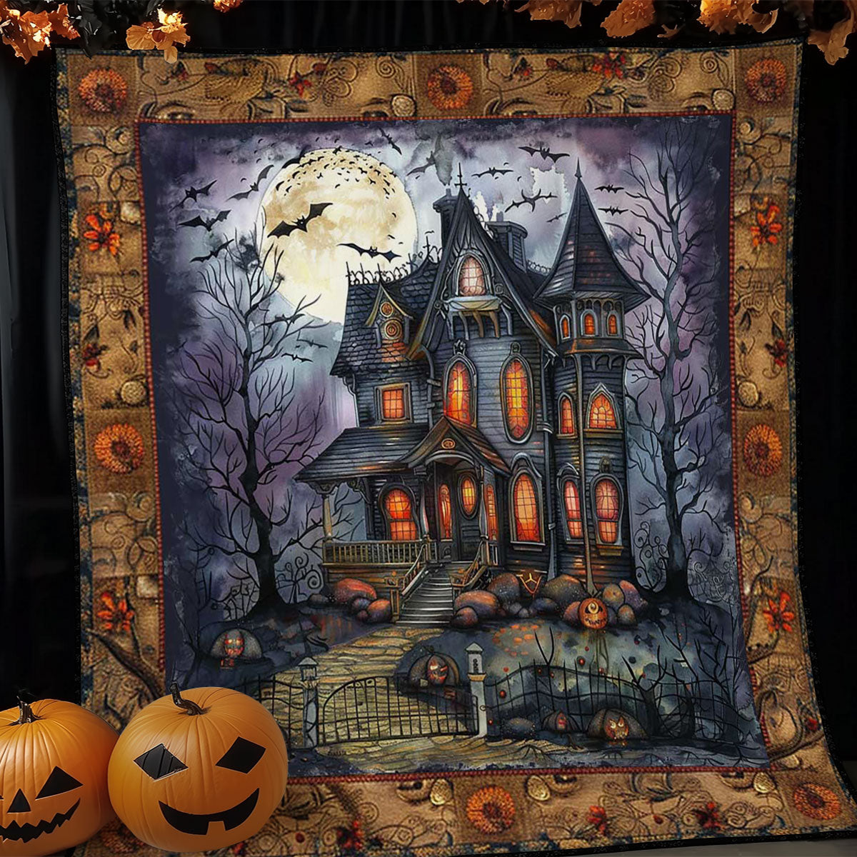 Creepy Castle of Spirits WN1908092CL Quilt