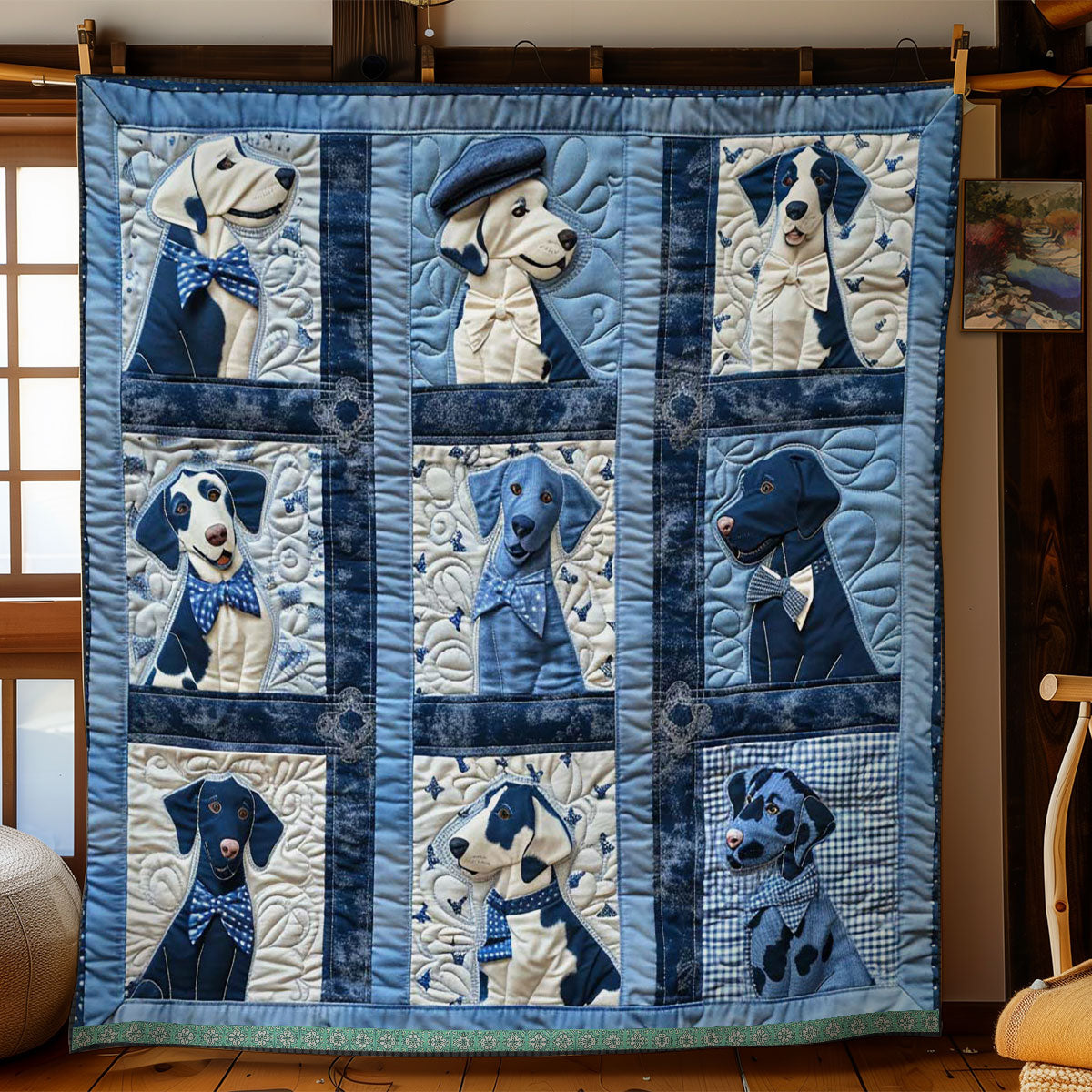 Dalmatian Happy Spots WN1209014CL Quilt