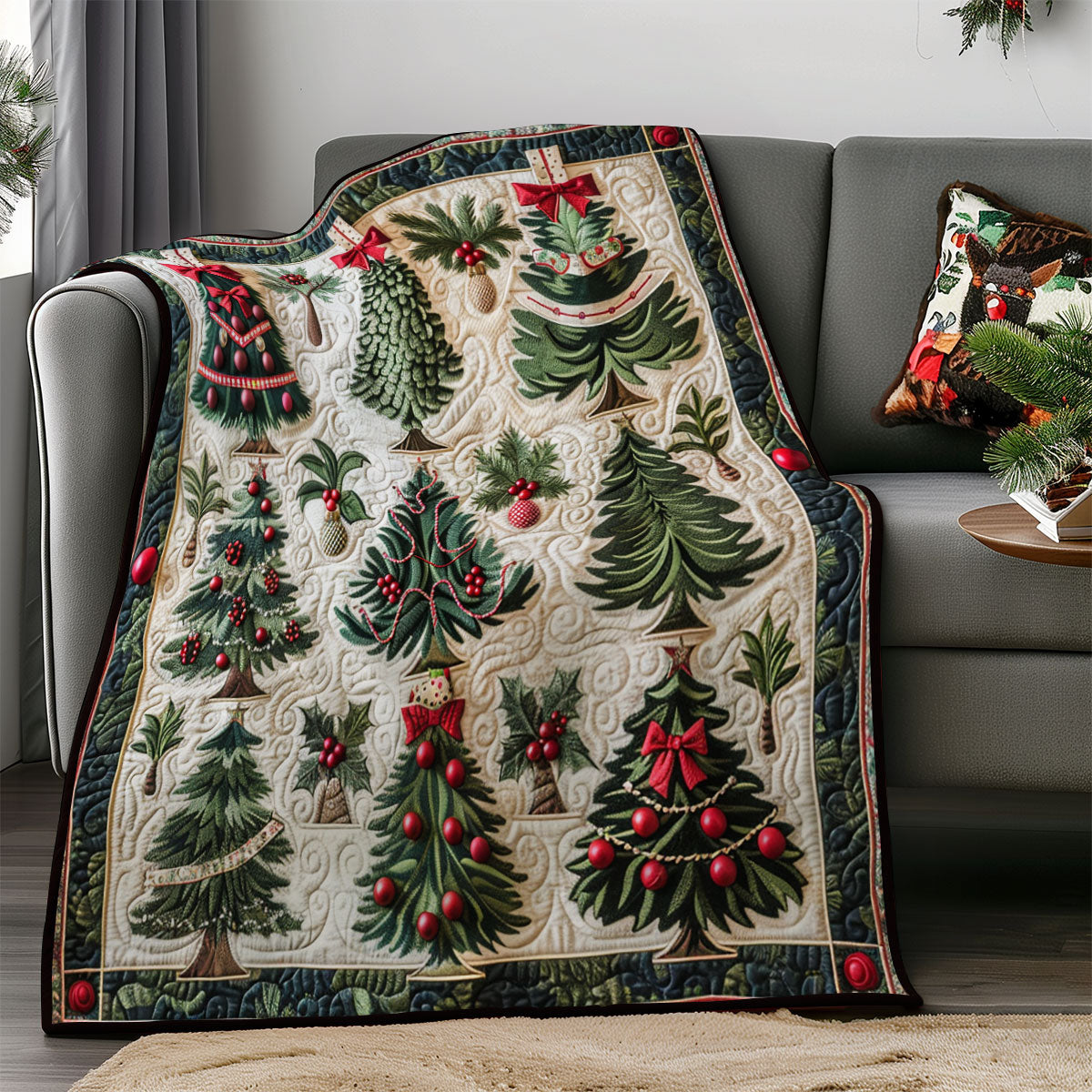 Decor Pine Tree SR2108037CL Quilt