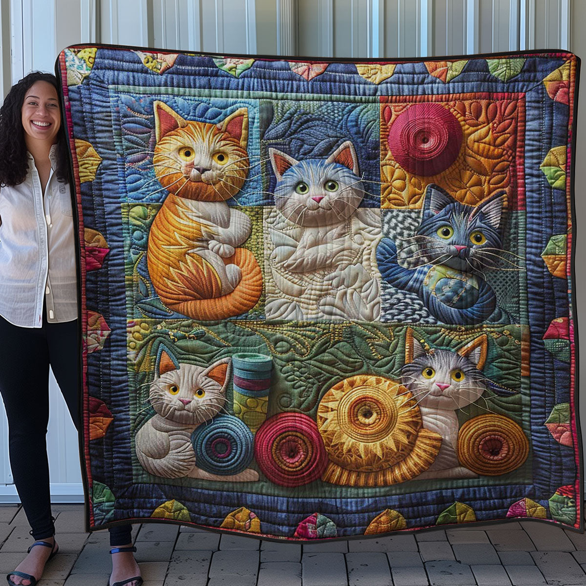 Feline Frolics WN0908078CL Quilt