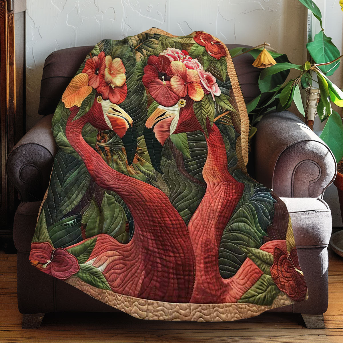 Flamingo Romance WN2907043CL Quilt