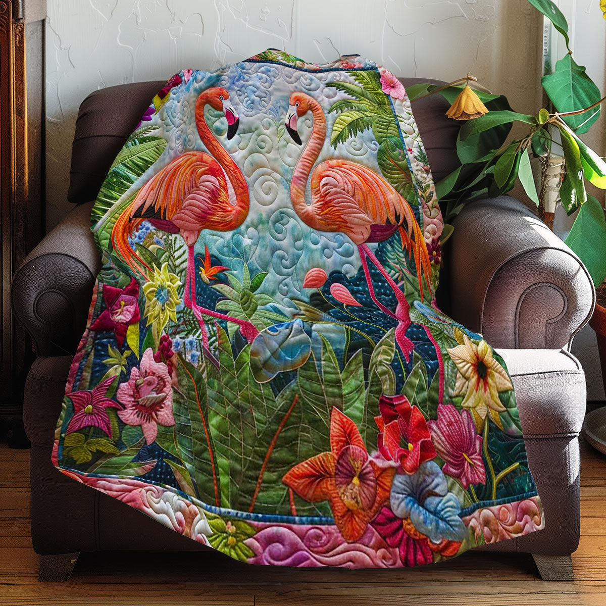 Flamingos Of Love WN2907039CL Quilt