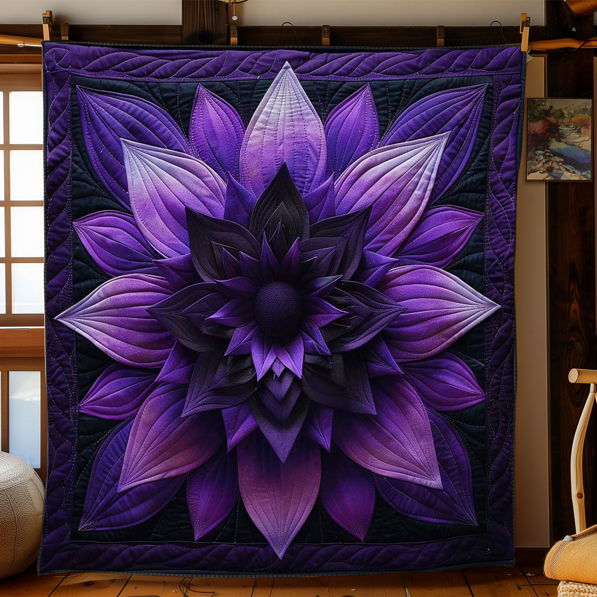 Flower Of Serenity WN1908056CL Quilt