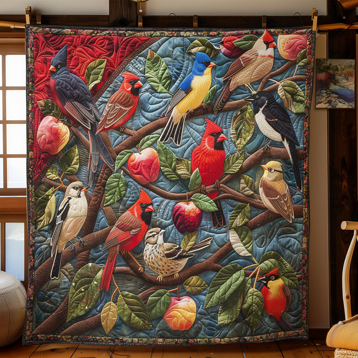 Garden Bird SR2108041CL Quilt