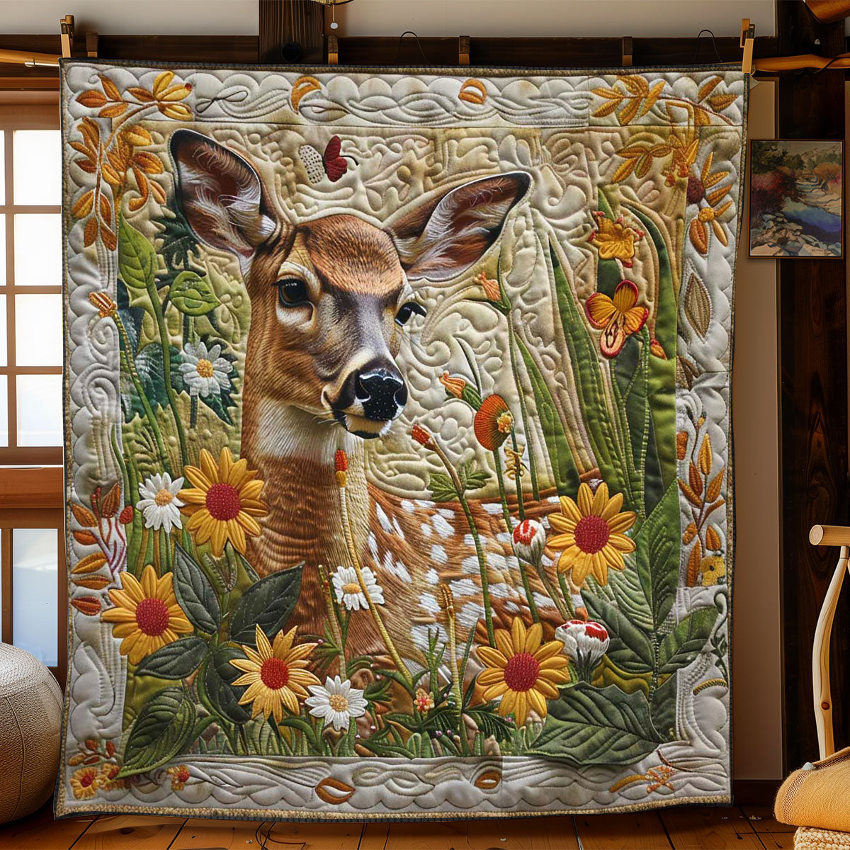Giraffe Sanctuary WN2108138CL Quilt