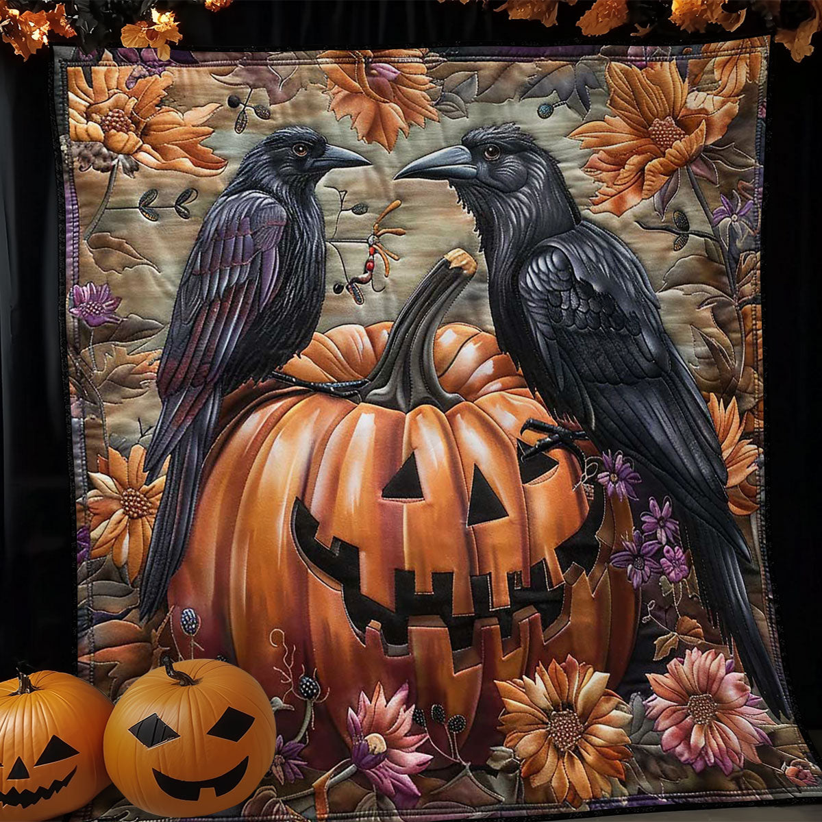 Halloween Crow's Roost WN1908075CL Quilt