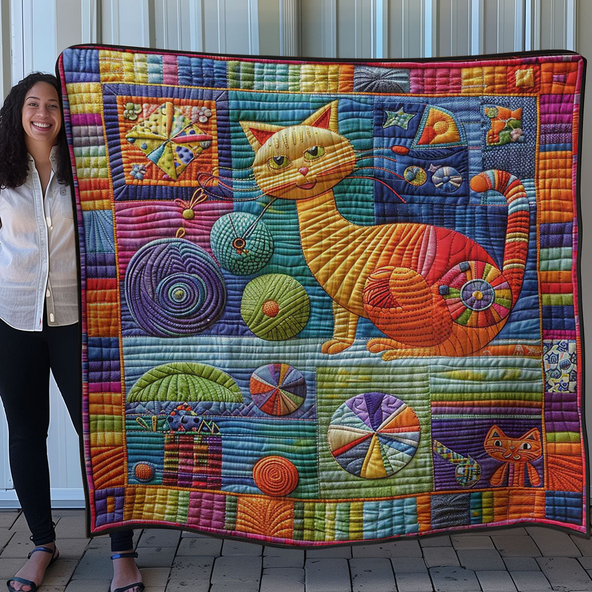 Happy Catnip WN0908145CL Quilt