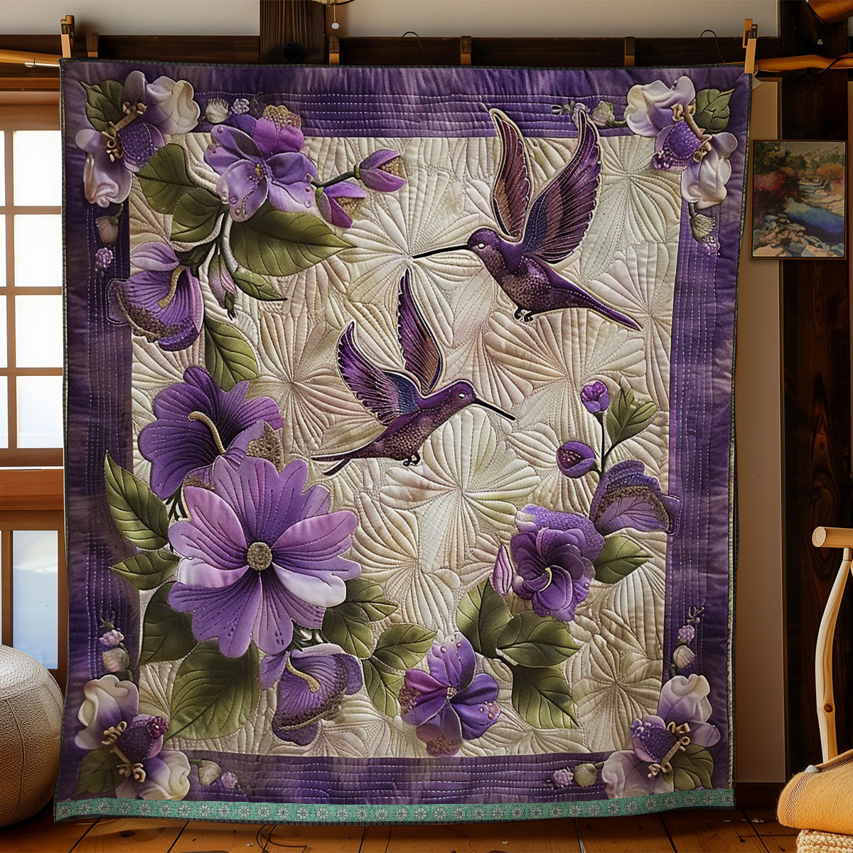 Hummingbird Elegance WN0909011CL Quilt