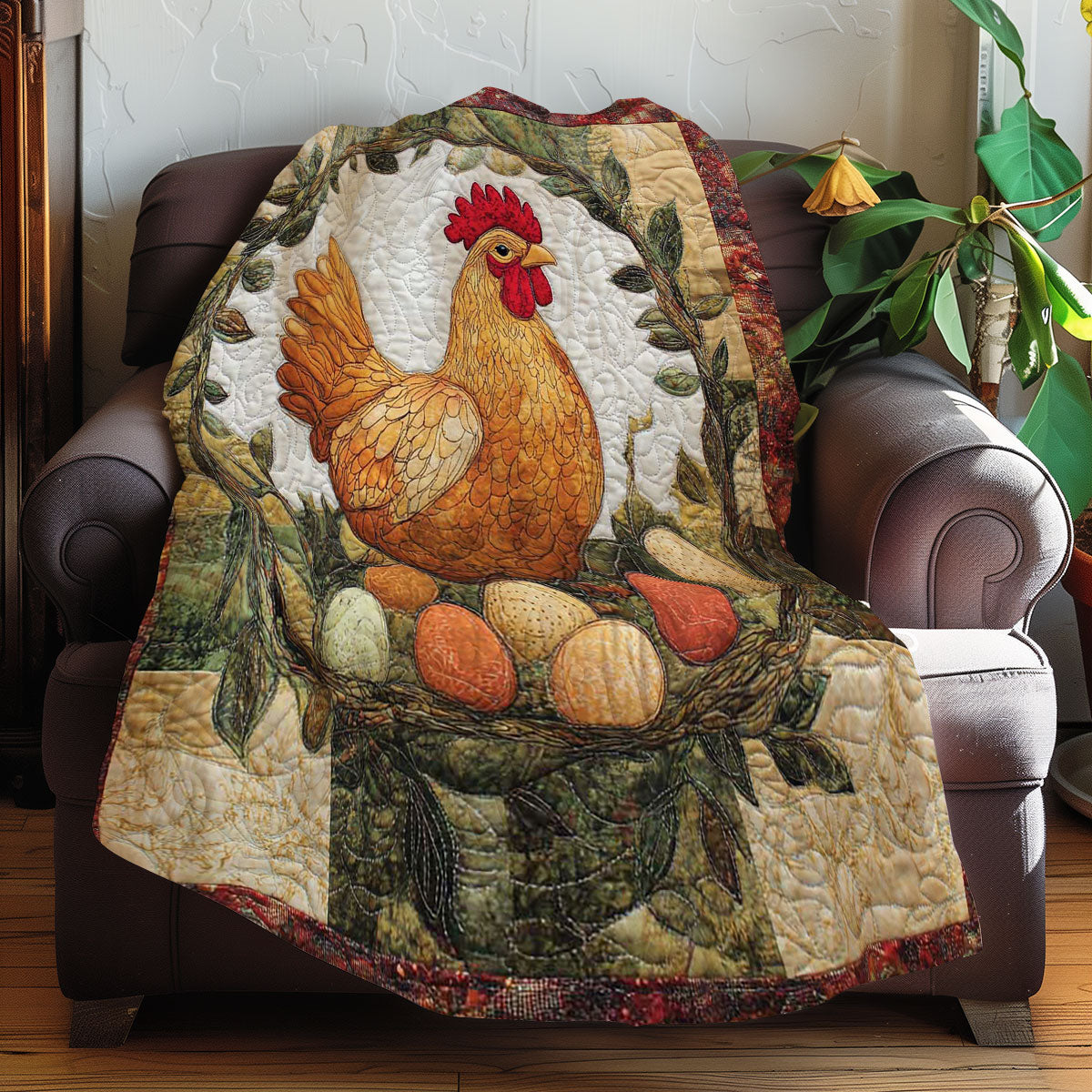 Nestled Hen WN0208010CL Quilt