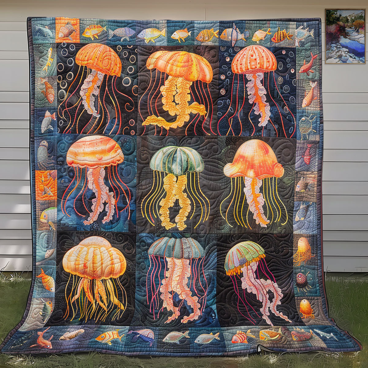 Ocean Jellyfish SR1608024CL Quilt