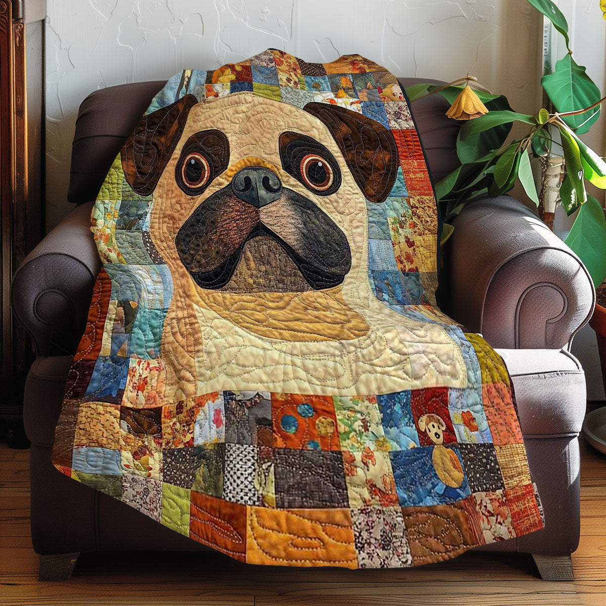 Pug Haven WN0608038CL Quilt