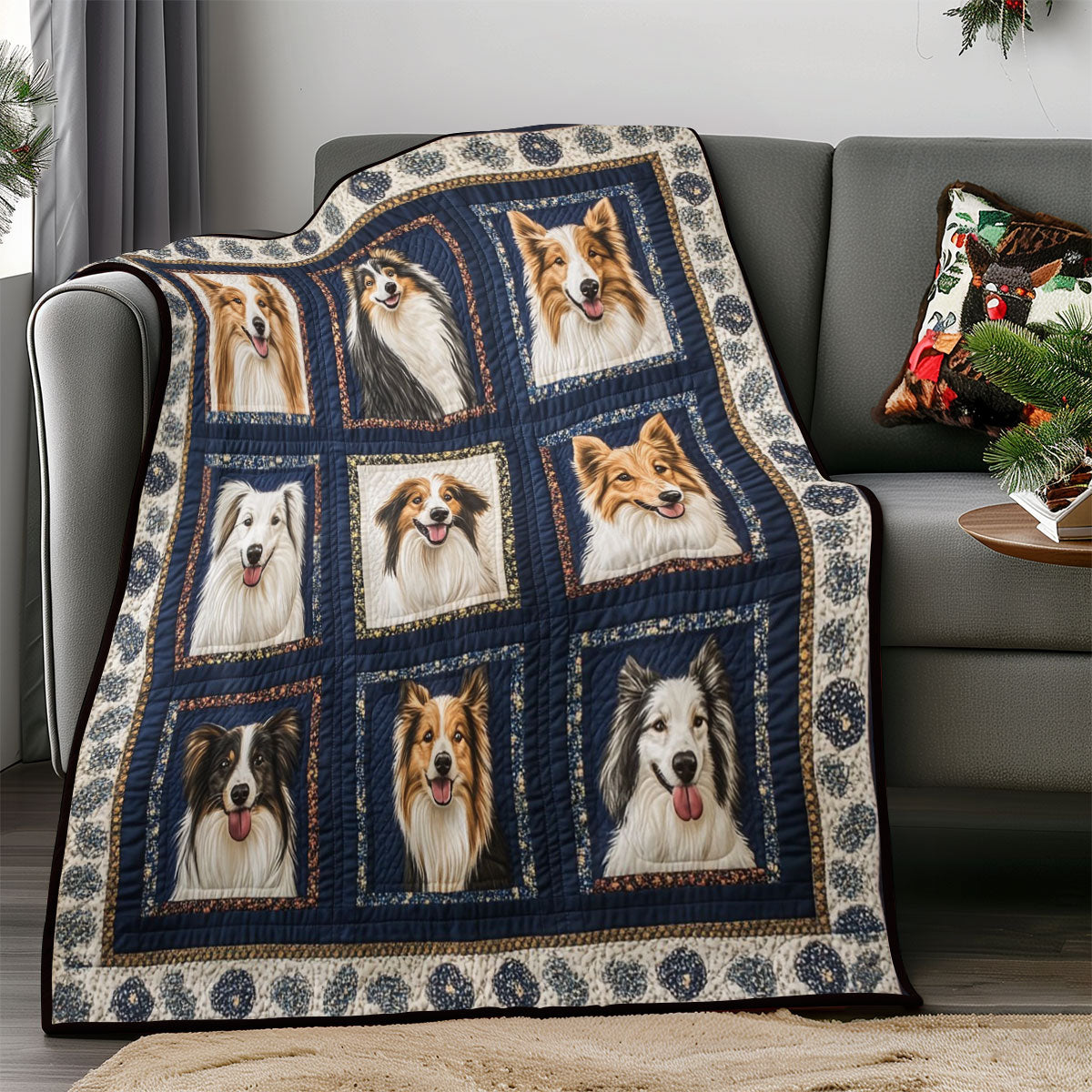Smile Dogs WM0308038CL Quilt