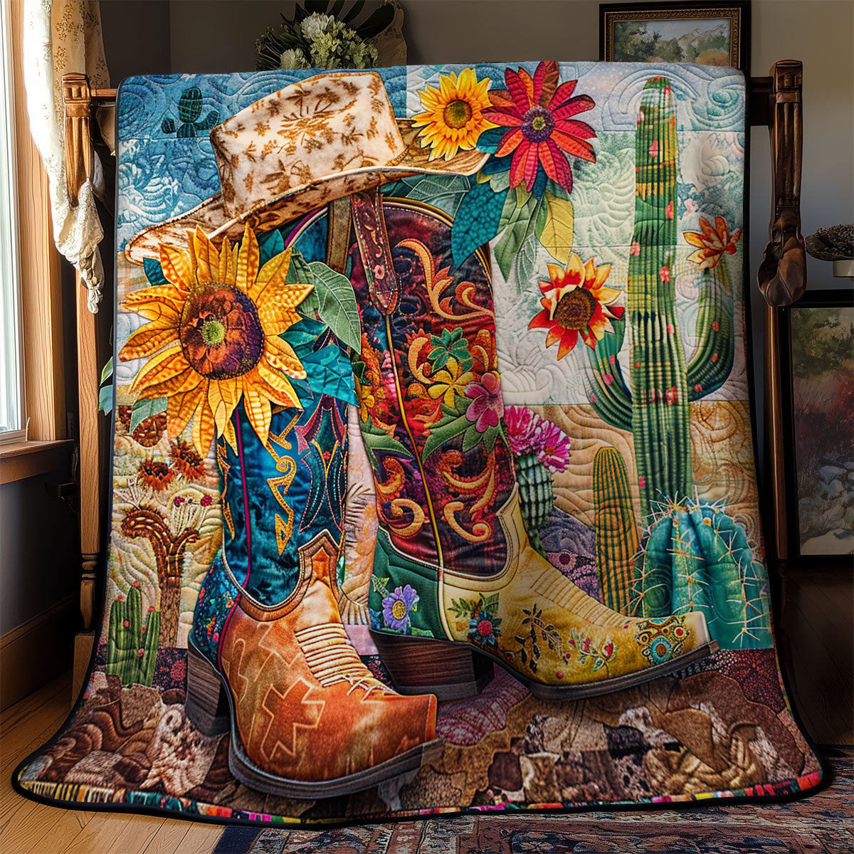 Sunflower Boots WM2008044CL Quilt