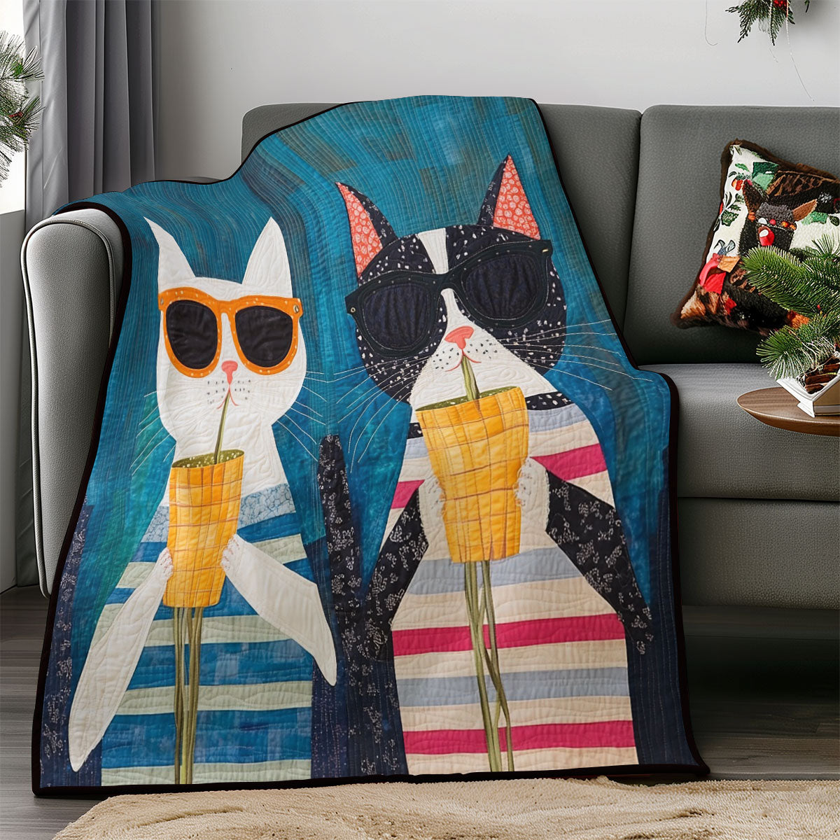 Sunglass Cat WM0608008CL Quilt