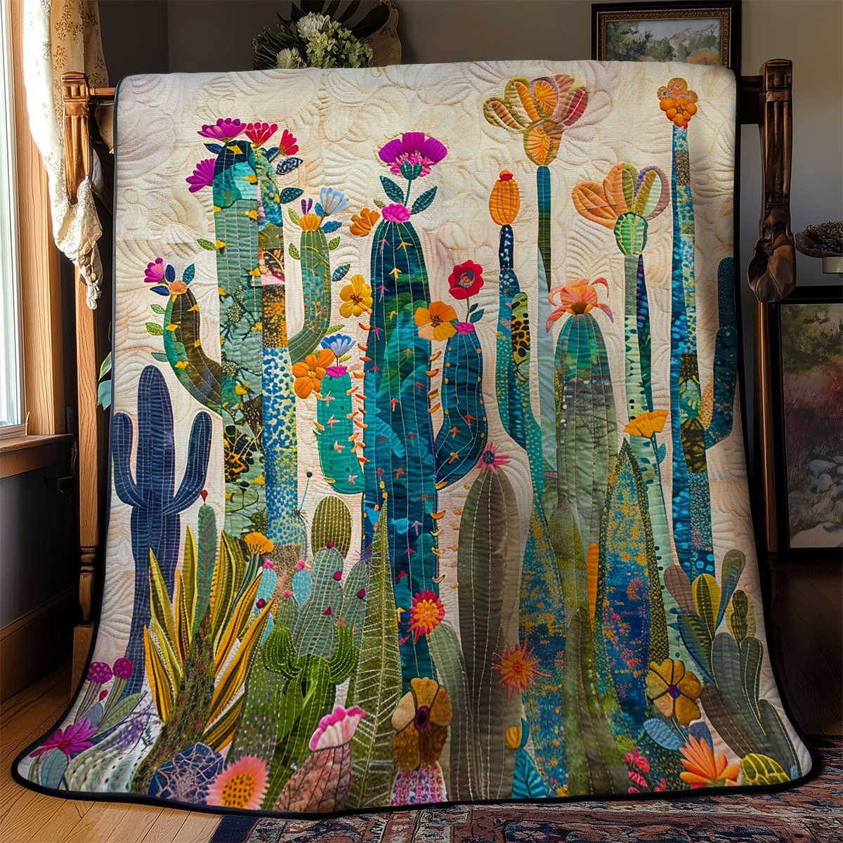 Vibrant Cactus WM2008015CL Quilt